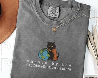 Cat Distribution System Shirt, Adopted Cat Shirt, Cat Adoption Shirt,Cat Adoption Gift, Funny Cat Lover Gift, Medieval Shirt,Funny gift idea