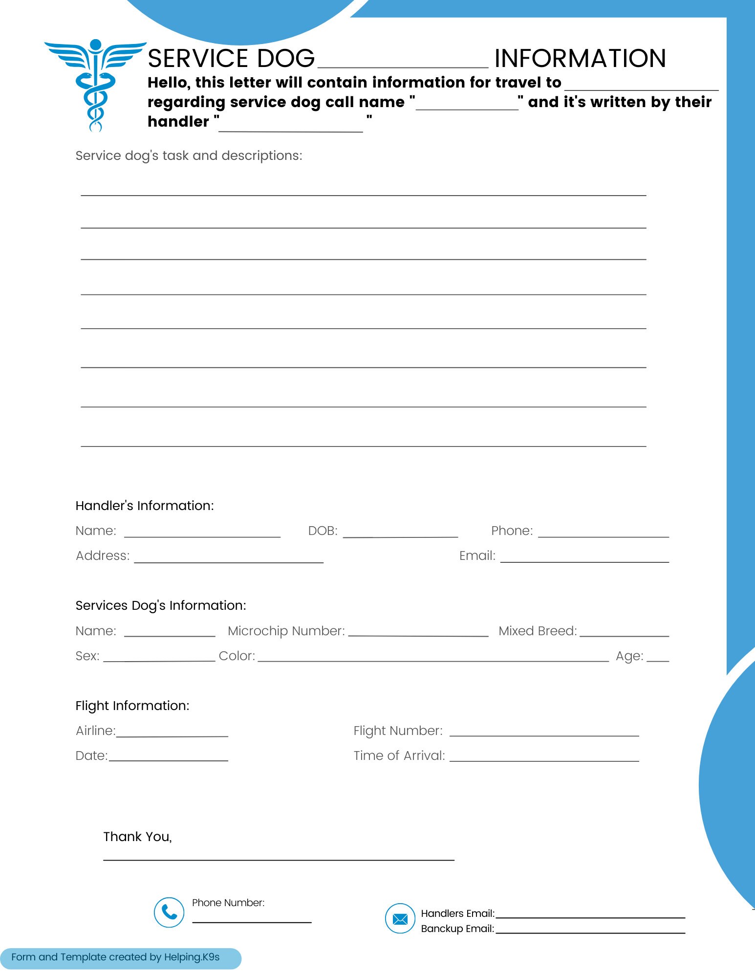 Customizable Service Dog Flight Letter Template Digital Print Email - Etsy customizable-service-dog-flight-letter-template-digital-print-email-etsy