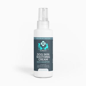 Creme natural para alívio de coceira em cães para pele sensível