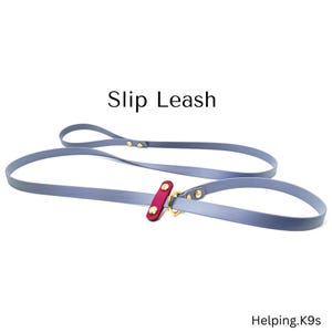 Slip Hundeleine, 5/8 ”und 3/4” BioThane Hundehalsband Leine, kundenspezifisch und wasserdicht