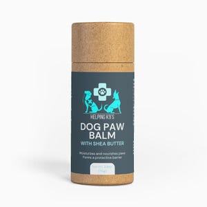 Natural Dog Paw Balm for Dry Cracking Paws Moisturizes and Protects in All Seasons