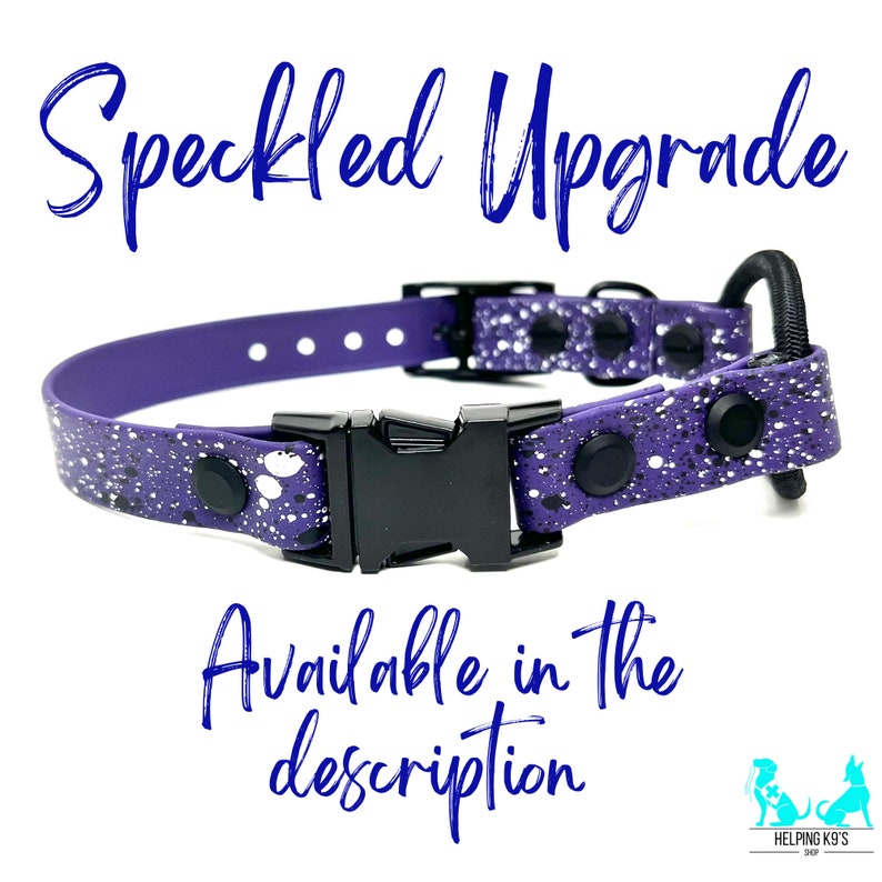 3/4 Inch Quick Release Bungee E Collar USA Biothane Etsy