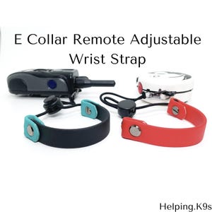 Adjustable Biothane Bungee Wrist Strap for Ecollars, E Collar Technologies, Dogtra, Garmin, Sport Dog Wrist Strap
