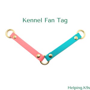 Biothane® Fan Holder for Ruffland Kennel,  Fits Gen 1 Ryobi Fan, Travel Accessory for Dogs
