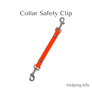 Prong Catch, Prong Collar Safety Clip, Harness Catch, Backup Connector, Safety Clip, USA Biothane, Prong Collar Safety Backup Connector