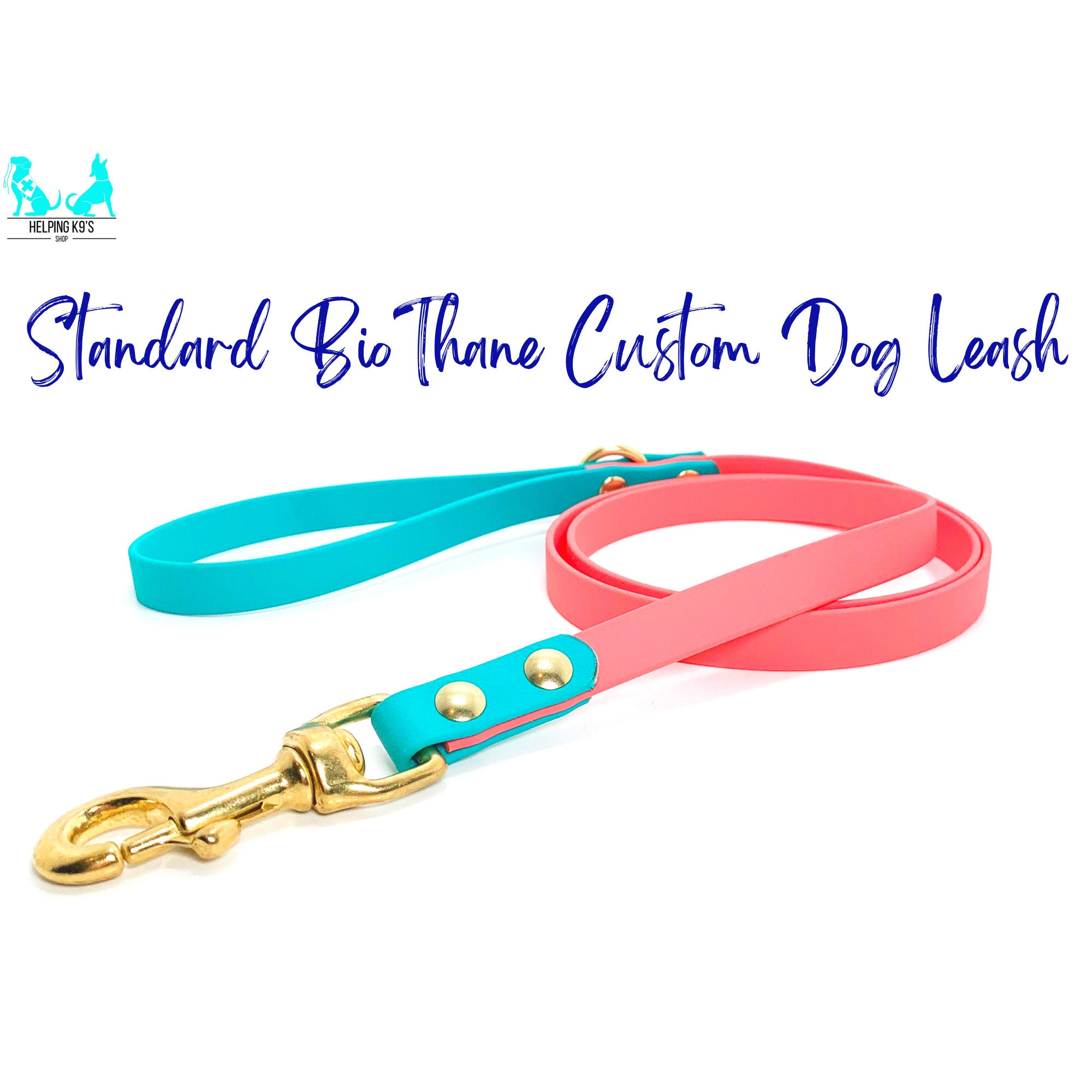Create Your Own Standard Biothane Custom Dog Leash / 5/8 USA Etsy