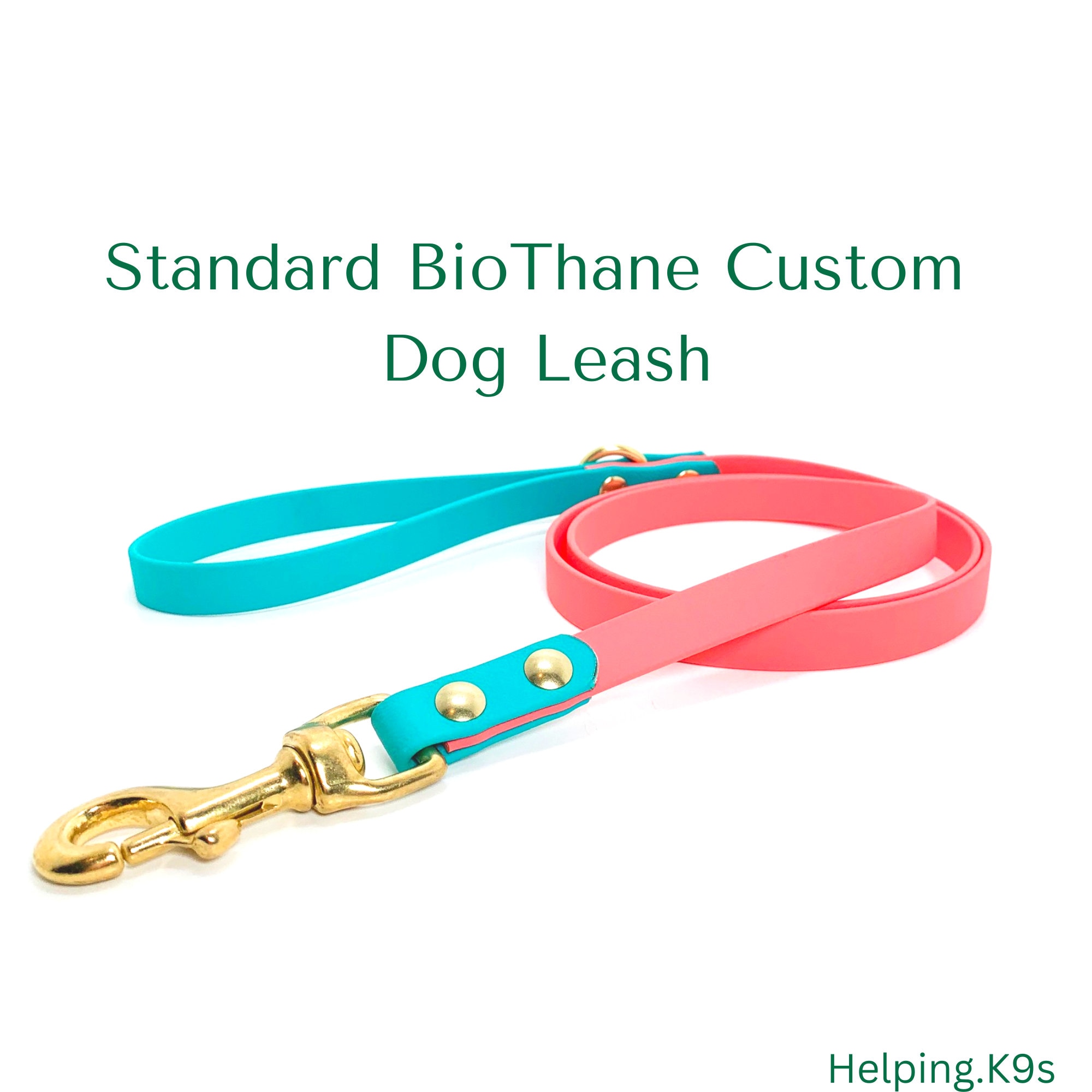 Create Your Own Standard Biothane Custom Dog Leash 5 8 USA Biothane Waterproof Custom and Handmade Etsy Canada
