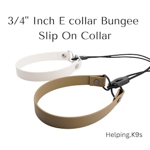 E collar Bungee Collar, Fits 3/4&quot; inch for Dogtra, Garmin, E collar Technologies, Waterproof Collar, USA BioThane