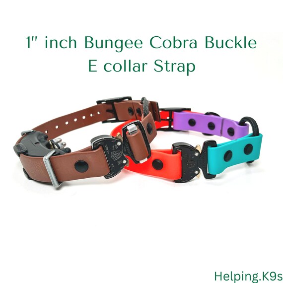 1 Inch Quick Release COBRA Bungee E Collar USA Biothane for Dogtra Garmin E Collar Technologies and More Etsy UK