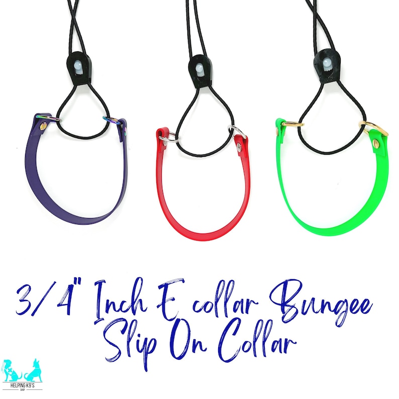 E collar Bungee Collar, Fits 3/4 inch for Dogtra, Garmin, E collar Technologies, Waterproof Collar, USA BioThane image 2