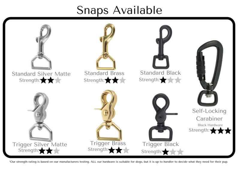 Biothane Service Dog Pull Strap: Waterproof Custom Handle, Strong Brass Hardware image 3