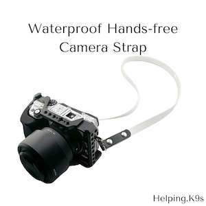 Waterproof Durable Handsfree Camera Strap in USA-Made Biothane® - Leather-Free Alternative