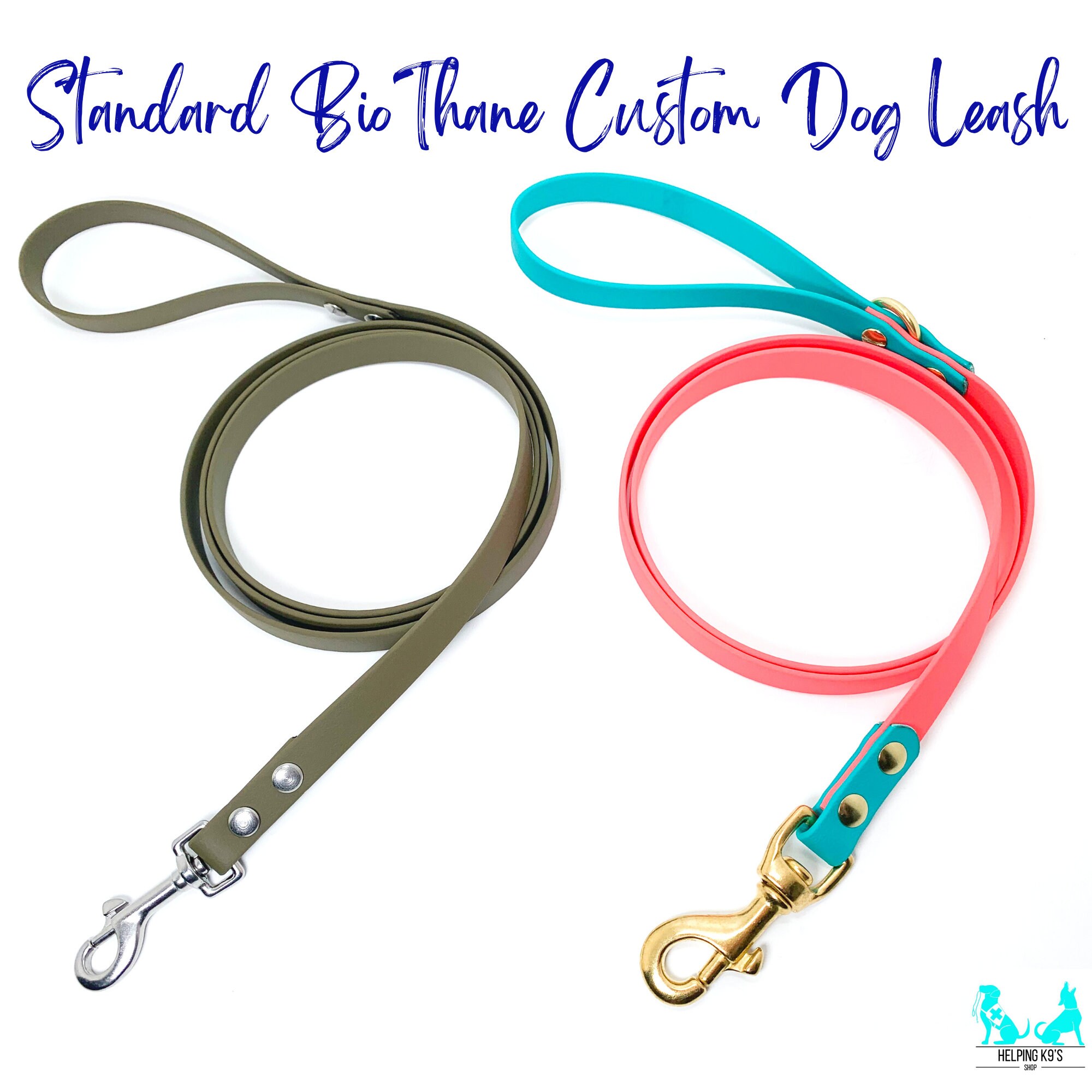 Create Your Own Standard Biothane Custom Dog Leash / 5/8 USA Etsy