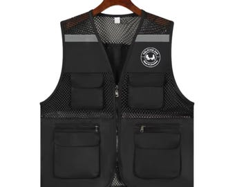Dog Training Vest – Lightweight Mesh Trainer’s Vest with Multi Pockets for Treats, Toys & Training