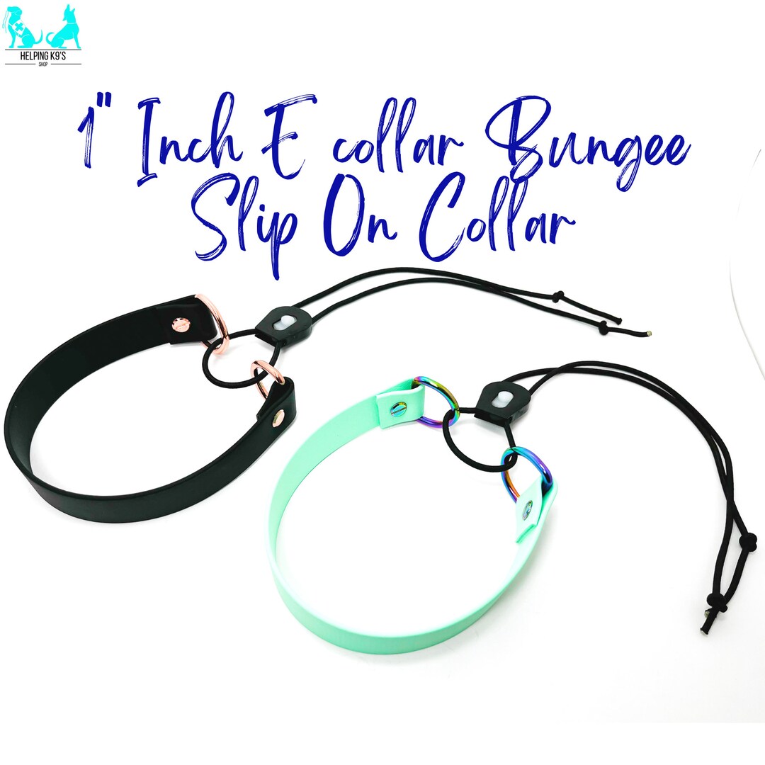 E Collar Bungee Collar, Fits 1 Inch for Dogtra, Garmin, E Collar Technologies, Waterproof Collar