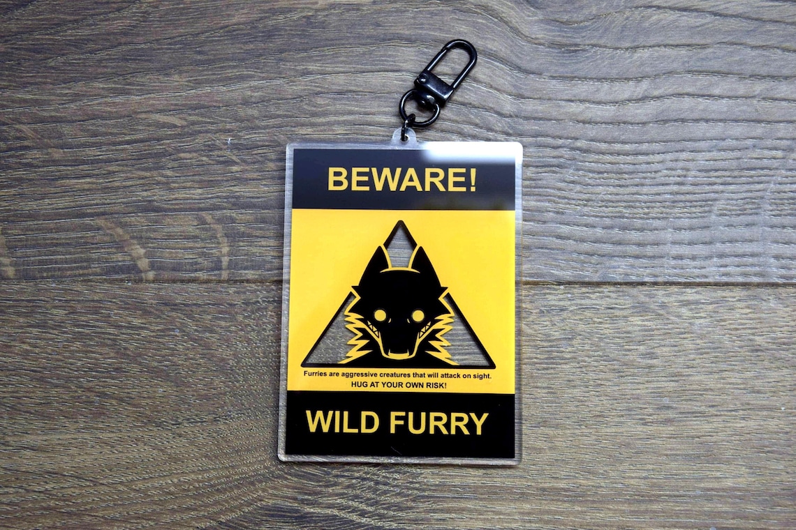 Fursuit Warning Badges - Etsy