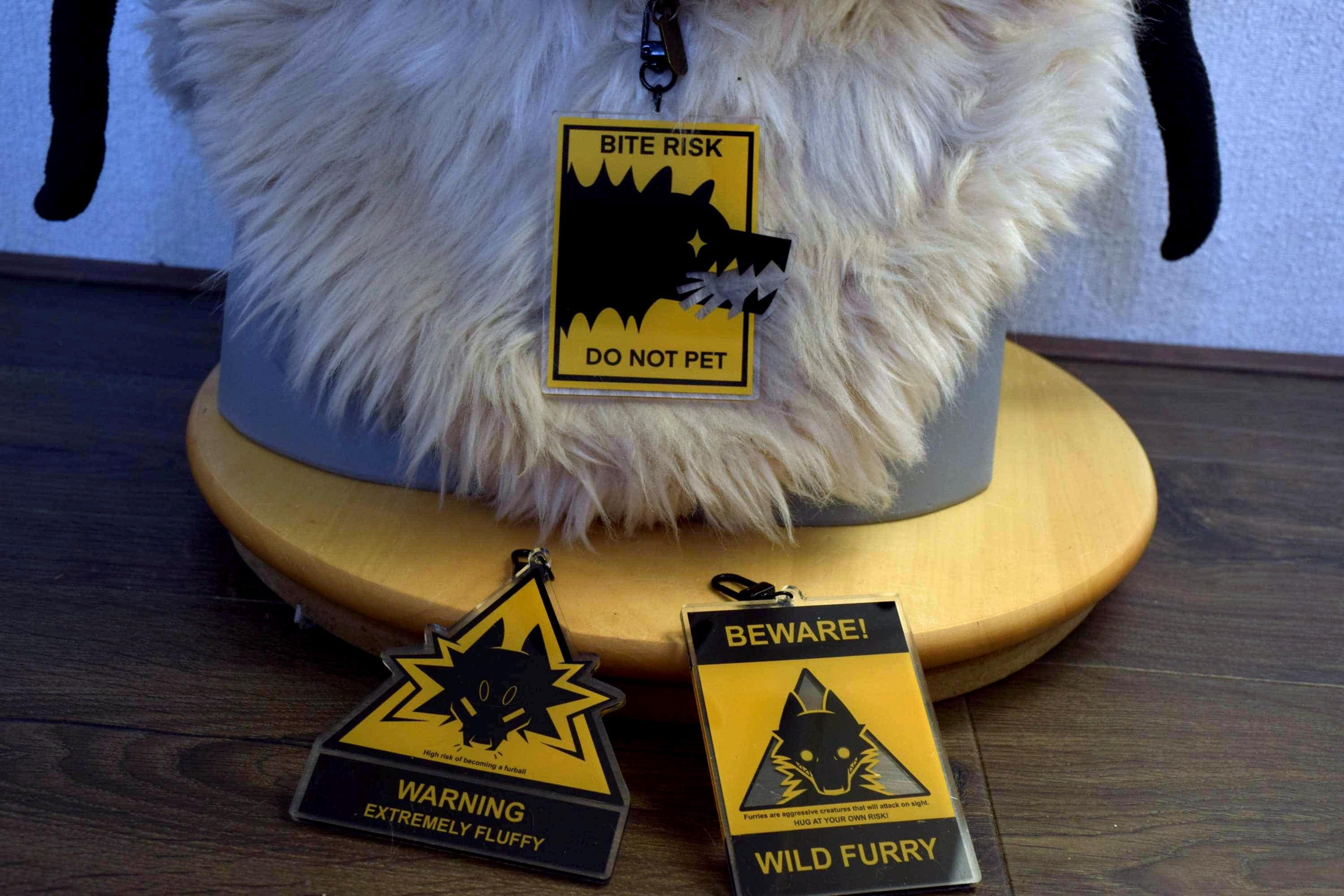 Fursuit Warning Badges - Etsy