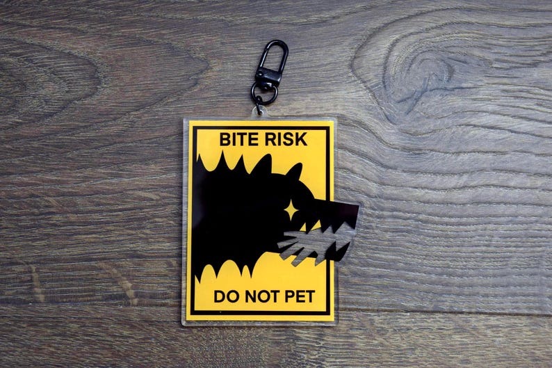 Fursuit Warning Badges - Etsy