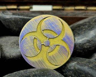 Mochila rangereye edc de titanio con velcro, colector láser, riesgo biológico