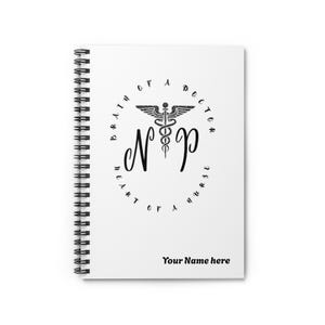 Personalized Nurse Practitioner Notebook, cute gift for nurses, nurse gift, nurse practitioner notebook