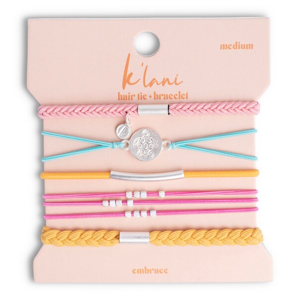 braided hair tie bracelet