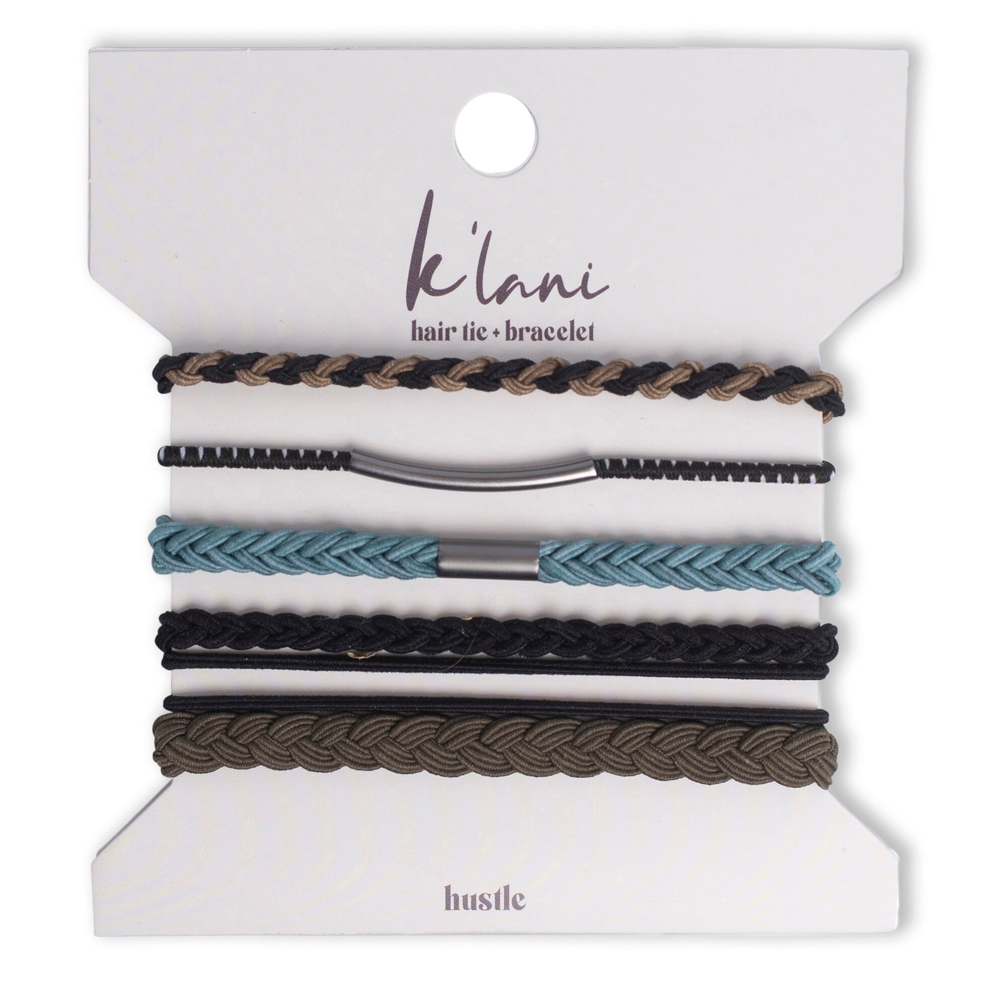 The Best Hair tie Bracelets This HUSTLE set includes 5 bracelets