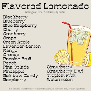 FLAVORED LEMONADE 20 pack Loaded Tea Kits. Mega Tea Bomb At home. Sugar free, Lit Tea, Free Shipping