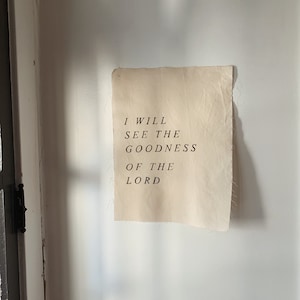 CUSTOM 10 WORD // hand-painted canvas banner