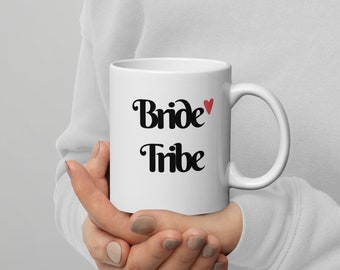 Bride Tribe-mugg: Möhippapresent, Keramisk mugg för brudtärnor