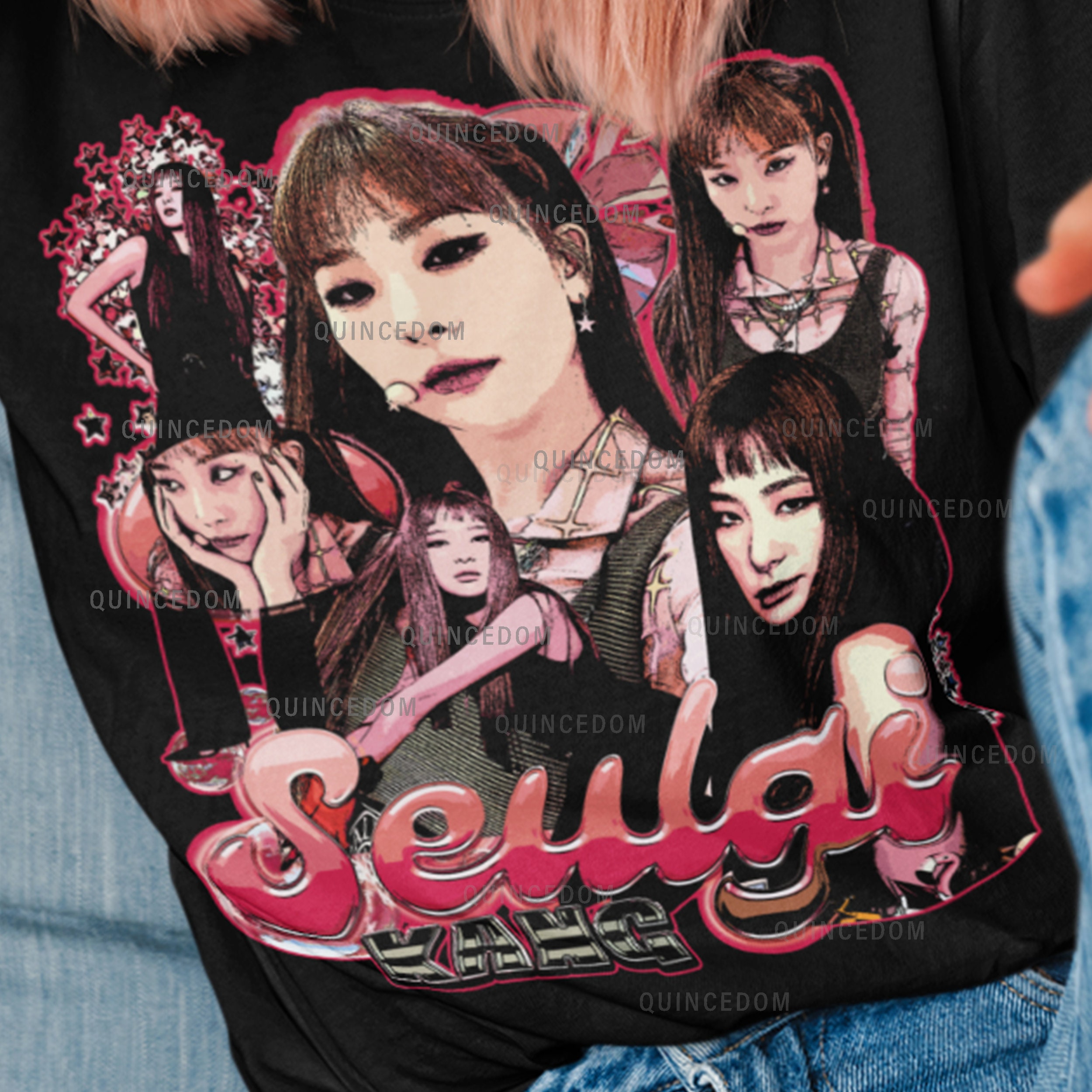 RED VELVET SeulGi][SNSfashion] YESEYESEE Y.E.S C-Logo Tee White