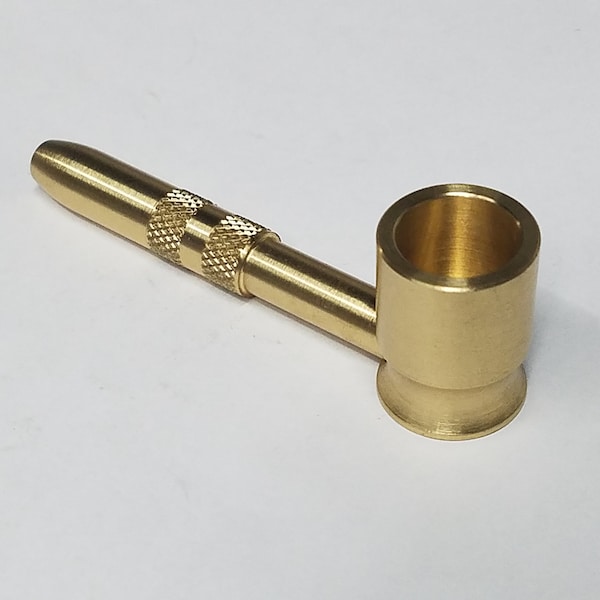 Metal Tobacco Smoking Pipe* Solid Brass * MADE IN USA* *High Quality* Free Shipping