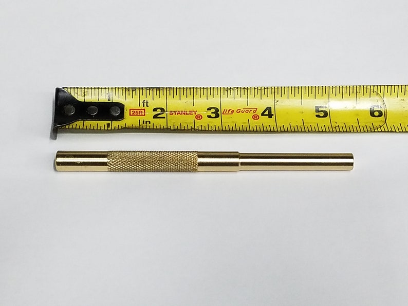 Solid Brass Drift Pin Punch Set of 3 MADE IN USA 1/4, 5/16, 3/8 X 51/4