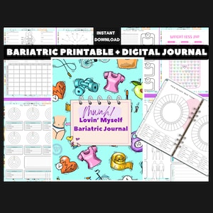 Bariatric Surgery Planner + HYPERLINKED DIGITAL JOURNAL: Bariatric Surgery Journal | Vsg Diary | Gastric Sleeve Surgery Journal |Vsg Planner