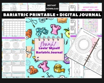 Bariatric Surgery Planner + HYPERLINKED DIGITAL JOURNAL: Bariatric Surgery Journal | Vsg Diary | Gastric Sleeve Surgery Journal |Vsg Planner