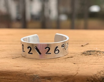 Angel Memory metalen gestempelde ring