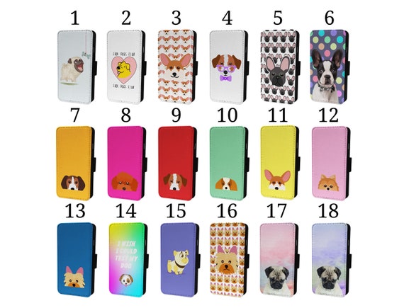 Corgi Phone Case Wallet - Purple Corgi Phone Case Wallet - Purple