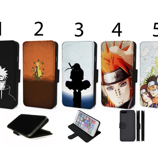 Wallet Phone Case for Samsung S9 S10 S20 S21 S22 S23 Plus Ultra Note - Flip Cover - Assorted Character Designs