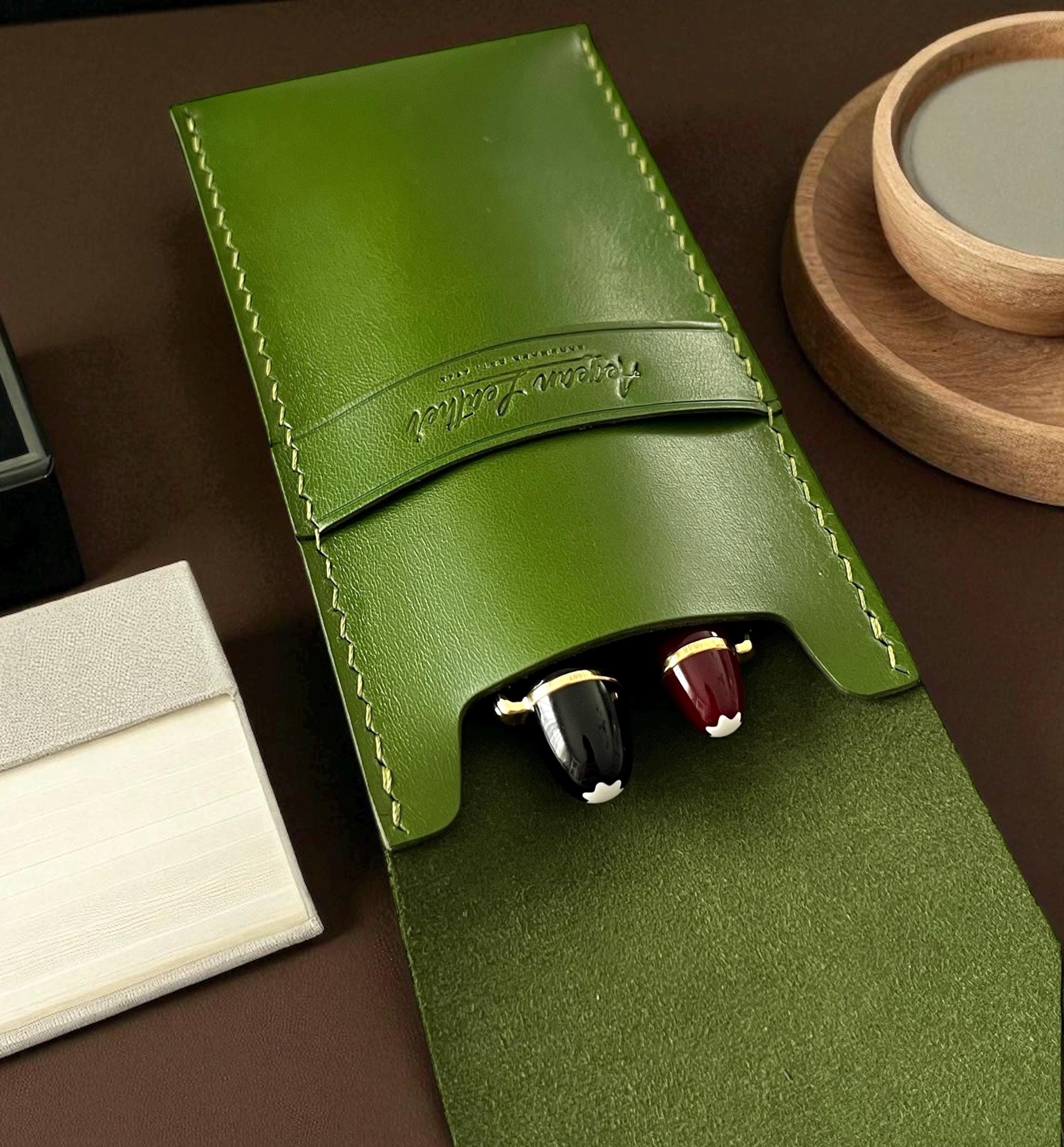 MONTBLANC グリーン カフリンクス 専用ケース付き Green Montblanc Pen - Etsy