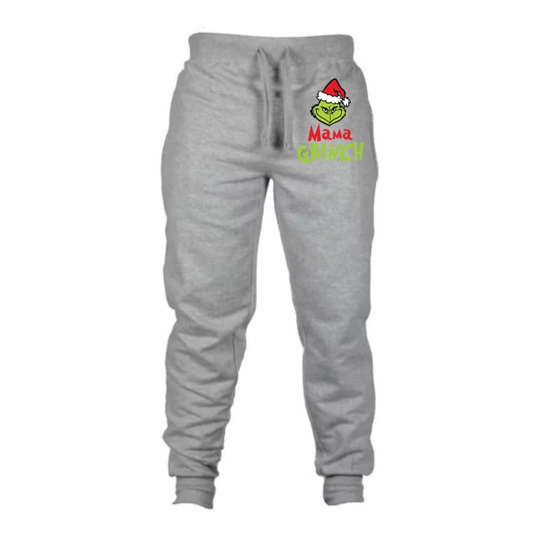 Personalized Mama Grinch Jogger Etsy