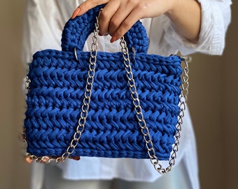 herringbone crochet bolsa