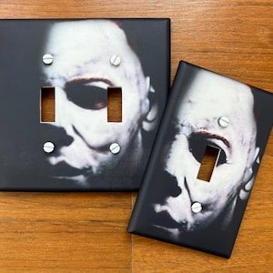 Michael Myers Light Switch Plate Cover // Halloween decor // FAST SHIP!