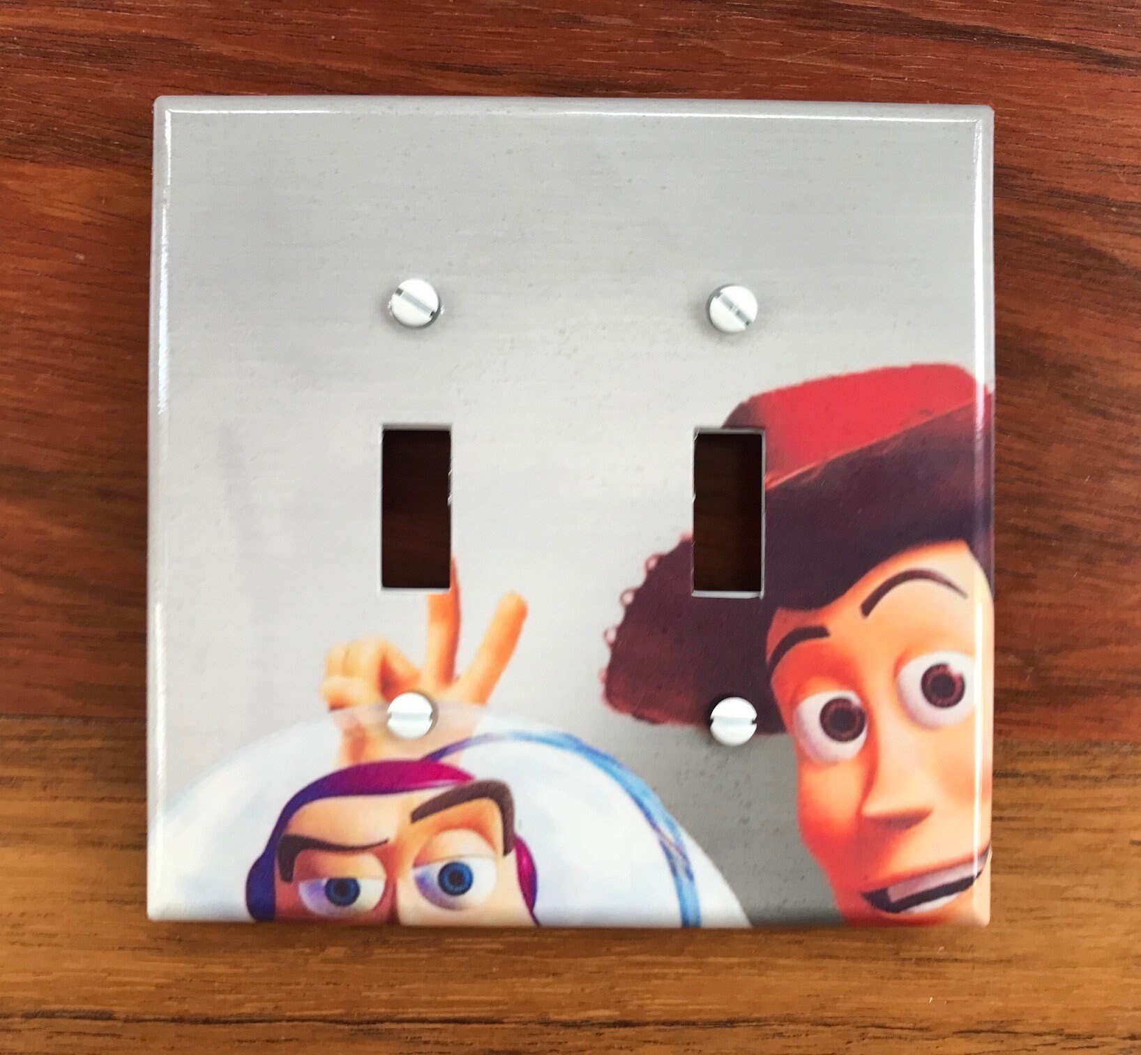 Toy Story Light Switch Plate Cover // Woody Buzz Lightyear // Etsy