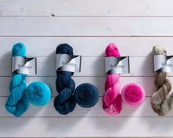 Atelier Zitron INFINITO 100g/500 m pure new wool Merino extrafine mulesing-free knitting crochet yarn wool colors choose NS 3 - 3.5 mm