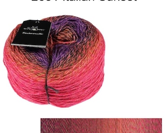 SCHOPPEL Zauberwolle Virgin Wool Merino LL100g/250 m NS 3.0 - 4.0 mm soft warm knitting crochet shawls scarves sweaters gradient yarn colorful
