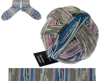 SCHOPPEL Alb Zauber Norwegian virgin wool 100g/400 m polyamide organic. Degradable gradient yarn socks shawls scarves sweaters knitting crochet