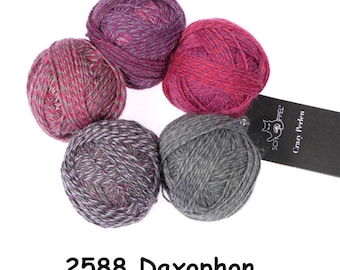 SCHOPPEL Crazy Beads 100g/400 m virgin wool organic, polyamide biodegradable knitting crochet shawls sweater colorful gradient