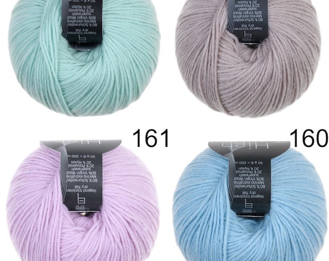 Featured listing image: High Twist Atelier Zitron 50g/200m Merino extrafine sock yarn 4ply knitting crochet scarves shawls shirts sweaters jackets choose color