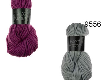 Atelier Zitron WIND & WEATHER Merino extrafine 100g/ 100 m choose color pure noble new wool, knitting crochet, soft noble delicate - mulesing-free