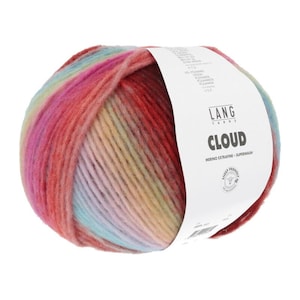 Lang Yarns CLOUD Merino extrafine 100g/260 m Lana vergine Merino maglia uncinetto soffice maglione sciarpa cappello guanti scialli grosso