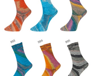 PRO LANA Golden Socks Alicante 16 virgin wool polyamide ball 100g/420 m 4-ply sock yarn stretch socks stockings sweater knitting crochet